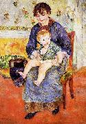 Mere et enfant Pierre Auguste Renoir